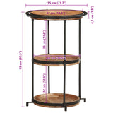 ZNTS Side Table Ø55x83 cm Solid Wood Acacia 4013510