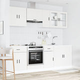 8 Piece Kitchen Cabinet Set Porto White Engineered Wood 3314841