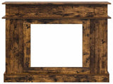 Fireplace Surround Smoked Oak 102 x 26 x 100 cm Engineered Wood 8006647