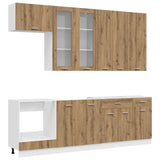Kitchen Unit LYON 8 pcs Artisan Oak Engineered Wood 3438218