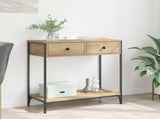 Console Table Artisan Oak 75 x 34.5 x 75 cm Engineered Wood 882249