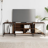 TV Cabinet Brown Oak 153x37x50 cm Engineered Wood 837606
