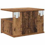 Floating Nightstand with Drawer 2 pcs Old Wood 40 x 31 x 28 cm 871753
