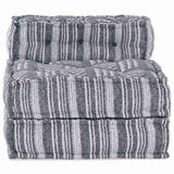 Modular Sofa Grey Print 70 x 70 x 56 cm Fabric 4019050