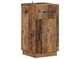 2 Piece Bathroom Cabinet Set HOORN Old Wood Engineered Wood 3418042