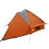 Teepee Tent 6-Person Grey and Orange 431 x 366 x 185 cm 42004073