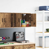 Garage Wall Cabinet Old Wood Engineered Wood 860657