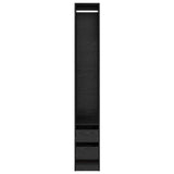 Wardrobe with Drawer Black Oak 50 x 30 x 200 cm Engineered Wood 3403221