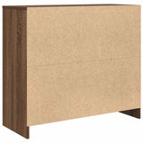 Sideboard Brown Oak 85x34x76 cm Engineered Wood 861631
