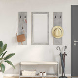 Wall-Mounted Coat Rack Concrete Grey 96 x 1.5 x 90 cm 874534