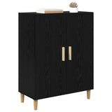 Sideboard Black Oak 70 x 34 x 90 cm Engineered Wood 880627