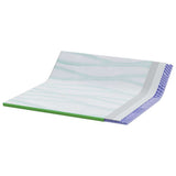 Mattress Topper White and Green 200 x 200 x 6 cm Jaquard Fabric 4106175