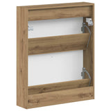 Wall-Mounted Shoe Cabinet ALKMAAR 71 x 17 x 86 cm Artisan Oak 896204