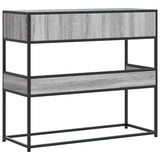 Console Table Grey Sonoma 90x35x80 cm Engineered Wood 849177
