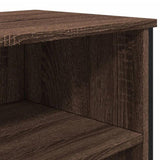 Sideboard Brown Oak 101x35.5x74.5 cm Engineered Wood 848558