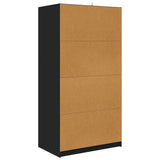 Bathroom Cabinet Black 79.5 x 49 x 156 cm Engineered Wood 3406246