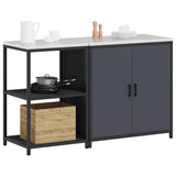 Kitchen Storage Set HATTEM 2 pcs Anthracite Cold-rolled Steel 3392682