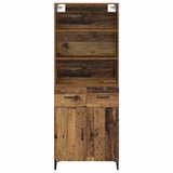 Highboard Old Wood 69.5 x 34 x 180 cm Engineered Wood 3415644