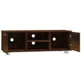 TV Cabinet Smoked Oak 120x40.5x35 cm Engineered Wood 342619