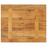 Table Top 60x50x2.5 cm Rectangular Solid Wood Mango 371587