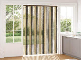 Insect Curtain Chenille Dark Brown and Beige 118 x 220 cm 42034436