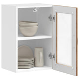 Kitchen Wall Cabinet with Glass Door Porto Old Wood 854015