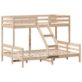 Bunk Bed without Mattress 80x200/140x200 cm Solid Wood 3207165