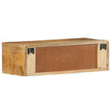 Wall-mounted TV Cabinet 60x30x19 cm Solid Rough Wood Mango 4017458