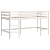 Kids' Loft Bed with Tunnel without Mattress White&Black 90x200cm 3206994