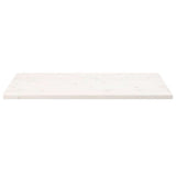Table Top White 100x50x2.5 cm Solid Wood Pine Rectangular 824406