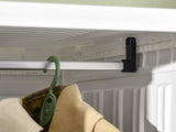 Portable Clothes Wardrobe for Bedroom, Foldable Clothes Organiser with Cube Storage, Hanging Rods, T3398P330515