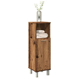Bathroom Cabinet Old Wood 30x30x95 cm Engineered Wood 856137