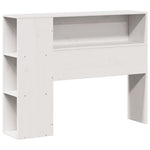 ZNTS Bookcase Bed without Mattress White 100x200 cm Solid Wood Pine 3321878