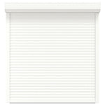 Roller Shutter Aluminium 130x140 cm White 144973
