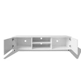 243043 TV Cabinet High-Gloss White 140x40,5x35 cm