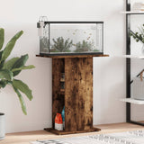 ZNTS Aquarium Stand Smoked Oak 60.5x36x72.5 cm Engineered Wood 833644