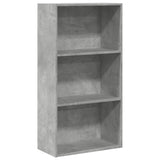 ZNTS Bookcase Concrete Grey 60x30x114 cm Engineered Wood 857902