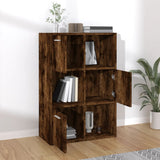 Storage Cabinet Smoked Oak Engineered wood Medium Storage Cabinet 815453