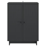 Sideboard Black 66 x 34.5 x 90 cm Engineered Wood 893896
