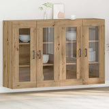 Wall Mounted Cabinet 2 pcs Artisan oak 69.5 x 34 x 90 cm 3334315