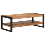 ZNTS Coffee Table 120x55x40 cm Solid Wood Acacia 352307