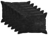 Cushion Cover 6 pcs HOUTEN Anthracite 80 x 80 cm 921676