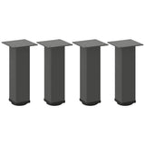 ZNTS Coffee Table Legs 4 pcs Anthracite 30-32 cm Steel 4012462