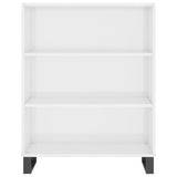 Shelf Cabinet High Gloss White 69.5x32.5x90 cm Engineered Wood 828390