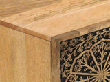 TV Cabinet 105x33x46 cm Solid Wood Mango 358212