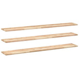 Floating Shelves 3 pcs 160x20x2 cm Untreated Solid Wood Acacia 3279361