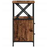 Bedside Cabinets 2 pcs Old Wood 34x35.5x70 cm Engineered Wood 857251