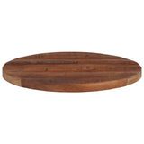 Table Top 60x3.8 cm Round Solid Wood Reclaimed 370039