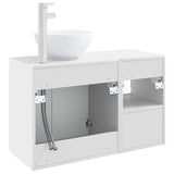 Bathroom Furniture Set 2 pcs White Engineered Wood 3404024
