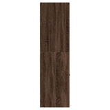 Apothecary Cabinet Brown Oak 30x41x144.5 cm Engineered Wood 855175
